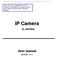 IP Camera (L series) User manual 2013-05 V1.1