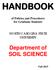 HANDBOOK. Department of SOIL SCIENCE NORTH CAROLINA STATE UNIVERSITY. of Policies and Procedures for Graduate Students