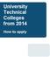 University Technical Colleges from 2014