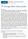 Chicago Basic Style Guide