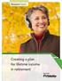 Resource Guide. Creating a plan for lifetime income in retirement