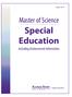Master of Science Special Education