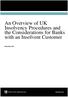 An Overview of UK Insolvency Procedures and the Considerations for Banks with an Insolvent Customer