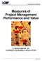 Measures of Project Management Performance and Value