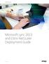 Deployment Guide. Microsoft Lync 2013 and Citrix NetScaler Deployment Guide. citrix.com