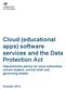 Cloud (educational apps) software services and the Data Protection Act