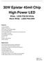 30W Epistar 45mil Chip High Power LED