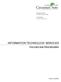 INFORMATION TECHNOLOGY SERVICES POLICIES AND PROCEDURES