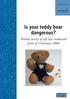 Is your teddy bear dangerous? Market survey of soft toys conducted prior to Christmas 2000