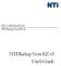 NTI CORPORATION. NTI Backup Now EZ v3. User's Guide