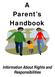 Parent s Handbook Information About Rights and Responsibilities
