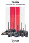 Icom. Products and Accessories