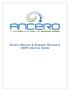 Ancero Backup & Disaster Recovery (BDR) Service Guide