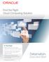 Datamation. Find the Right Cloud Computing Solution. Executive Brief. In This Paper