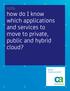 SOLUTION BRIEF CA Cloud Compass how do I know which applications and services to move to private, public and hybrid cloud? agility made possible