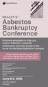 Asbestos Bankruptcy Conference