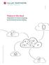 Finance in the cloud Implications of cloud computing for the financial services industry