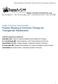 Health Outcomes Subcommittee: Puberty Blocking & Hormone Therapy for Transgender Adolescents