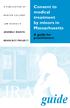 JRAP guide. Consent to medical treatment by minors in Massachusetts. A guide for practitioners. juvenile Rights. A p u b l i c a t i o n o f