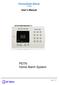 HomeSafe-Basic VT-PS99E. User s Manual. PSTN Home Alarm System. Page: 1 / 15