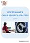 NEW ZEALAND S CYBER SECURITY STRATEGY