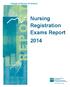 Nursing Registration Exams Report 2014