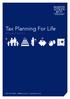 Tax Planning For Life Year ended 5 April 2016