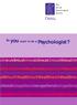 The British Psychological Society. So you want to be a Psychologist?