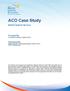 ACO Case Study. MedChi Network Services. Provided By: The National Learning Consortium (NLC)