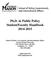 Ph.D. in Public Policy Student/Faculty Handbook 2014-2015