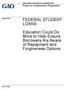 FEDERAL STUDENT LOANS. Education Could Do More to Help Ensure Borrowers Are Aware of Repayment and Forgiveness Options