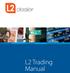 Contents. L2 Trading Manual September 2009