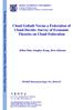 Cloud Goliath Versus a Federation of Cloud Davids: Survey of Economic Theories on Cloud Federation