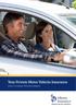 Your Private Motor Vehicle Insurance