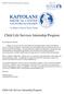 Child Life Services Internship Program