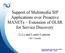 Support of Multimedia SIP Applications over Proactive MANETs Extension of OLSR for Service Discovery