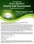 Brain Matters Charity Golf Tournament