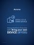 Acronis 2002-2014 BRING YOUR OWN DEVICE