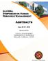 Abstracts. GLOBAL Symposium on Human Resource Management. Sponsored by. June 26-27, 2015