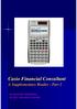 Casio Financial Consultant A Supplementary Reader - Part 2