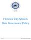 Florence City Schools Data Governance Policy