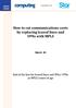 How to cut communications costs by replacing leased lines and VPNs with MPLS