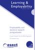 Learning & Employability