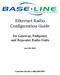 Ethernet Radio Configuration Guide