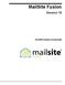 MailSite Fusion. Version 10. Rockliffe Systems Incorporated