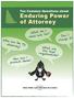 Ten Common Questions about. Enduring Power of Attorney