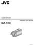 CAMCORDER Detailed User Guide GZ-R10