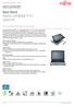 Data Sheet Fujitsu LIFEBOOK T731 Tablet PC