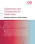 Cyberprivacy and Cybersecurity for Health Data