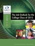 The Job Outlook for the College Class of 2013